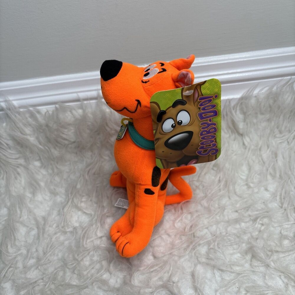 βNWTβ ~Scooby-Doo Fluorescent Plush Neon Orange Toy Factory 9" Halloween π ~ β - Picture 2 of 16